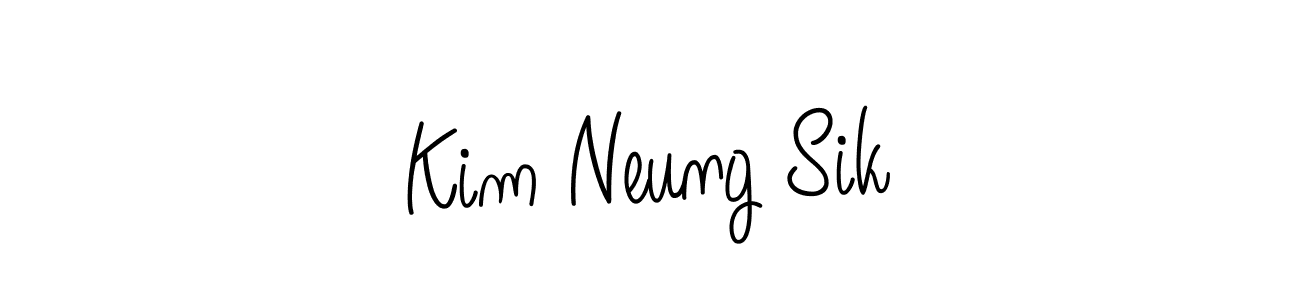Make a beautiful signature design for name Kim Neung Sik. Use this online signature maker to create a handwritten signature for free. Kim Neung Sik signature style 5 images and pictures png