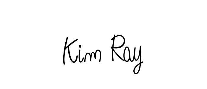 Design your own signature with our free online signature maker. With this signature software, you can create a handwritten (Angelique-Rose-font-FFP) signature for name Kim Ray. Kim Ray signature style 5 images and pictures png