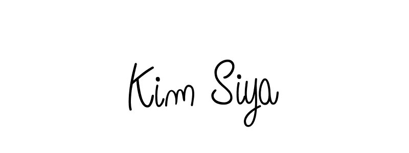 Angelique-Rose-font-FFP is a professional signature style that is perfect for those who want to add a touch of class to their signature. It is also a great choice for those who want to make their signature more unique. Get Kim Siya name to fancy signature for free. Kim Siya signature style 5 images and pictures png