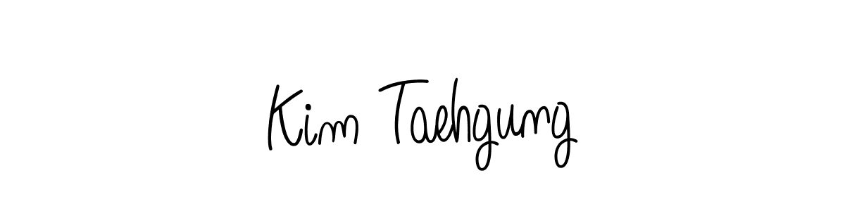 How to Draw Kim Taehgung signature style? Angelique-Rose-font-FFP is a latest design signature styles for name Kim Taehgung. Kim Taehgung signature style 5 images and pictures png