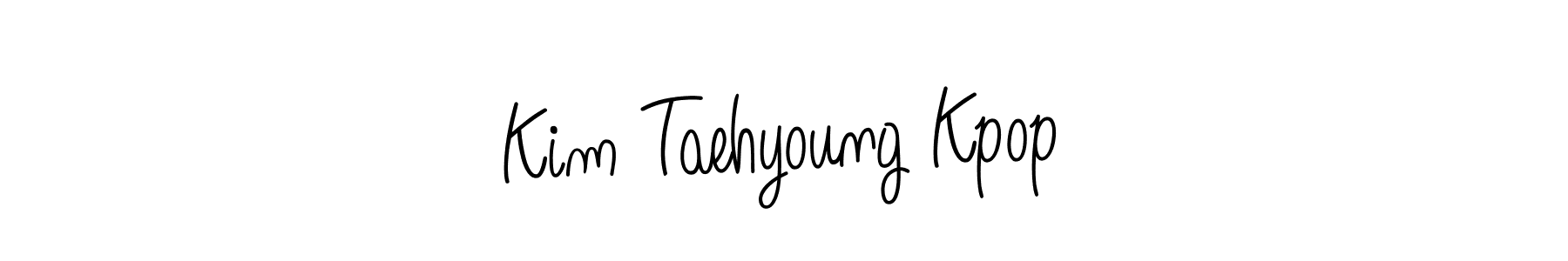 How to make Kim Taehyoung Kpop signature? Angelique-Rose-font-FFP is a professional autograph style. Create handwritten signature for Kim Taehyoung Kpop name. Kim Taehyoung Kpop signature style 5 images and pictures png