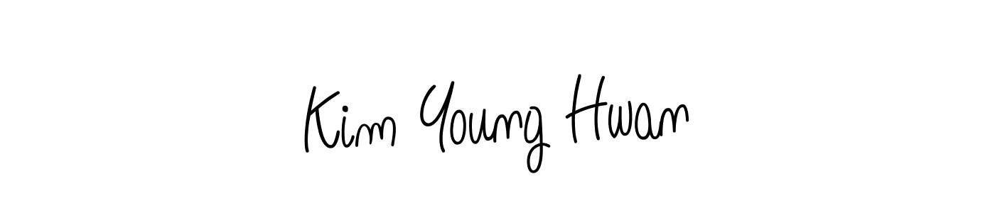 Create a beautiful signature design for name Kim Young Hwan. With this signature (Angelique-Rose-font-FFP) fonts, you can make a handwritten signature for free. Kim Young Hwan signature style 5 images and pictures png