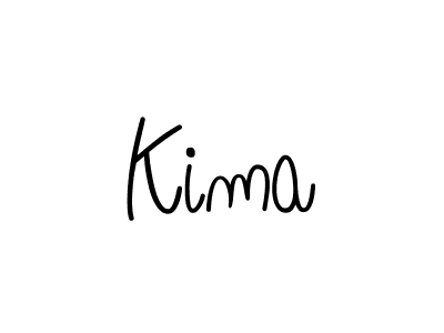 How to make Kima name signature. Use Angelique-Rose-font-FFP style for creating short signs online. This is the latest handwritten sign. Kima signature style 5 images and pictures png