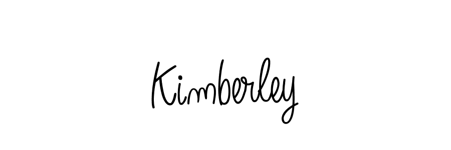 Design your own signature with our free online signature maker. With this signature software, you can create a handwritten (Angelique-Rose-font-FFP) signature for name Kimberley. Kimberley signature style 5 images and pictures png