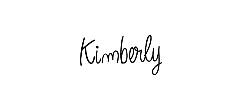 Kimberly stylish signature style. Best Handwritten Sign (Angelique-Rose-font-FFP) for my name. Handwritten Signature Collection Ideas for my name Kimberly. Kimberly signature style 5 images and pictures png