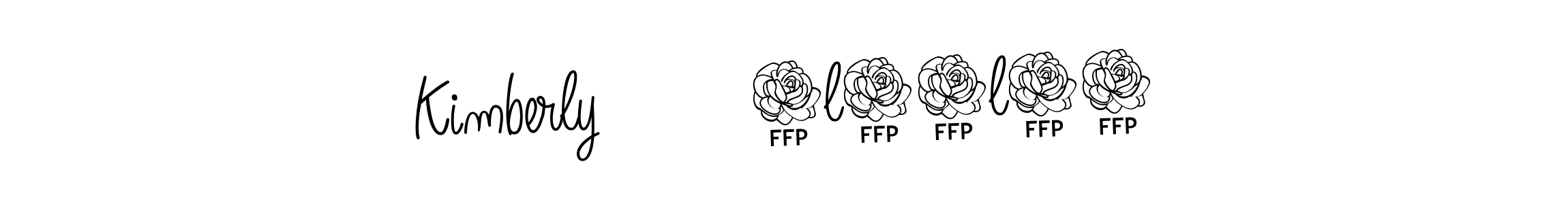 How to make Kimberly        6l24l24 signature? Angelique-Rose-font-FFP is a professional autograph style. Create handwritten signature for Kimberly        6l24l24 name. Kimberly        6l24l24 signature style 5 images and pictures png