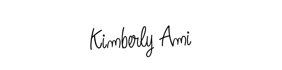 Check out images of Autograph of Kimberly Ami name. Actor Kimberly Ami Signature Style. Angelique-Rose-font-FFP is a professional sign style online. Kimberly Ami signature style 5 images and pictures png
