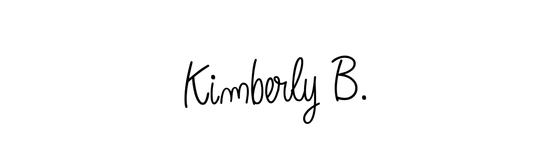 Once you've used our free online signature maker to create your best signature Angelique-Rose-font-FFP style, it's time to enjoy all of the benefits that Kimberly B. name signing documents. Kimberly B. signature style 5 images and pictures png