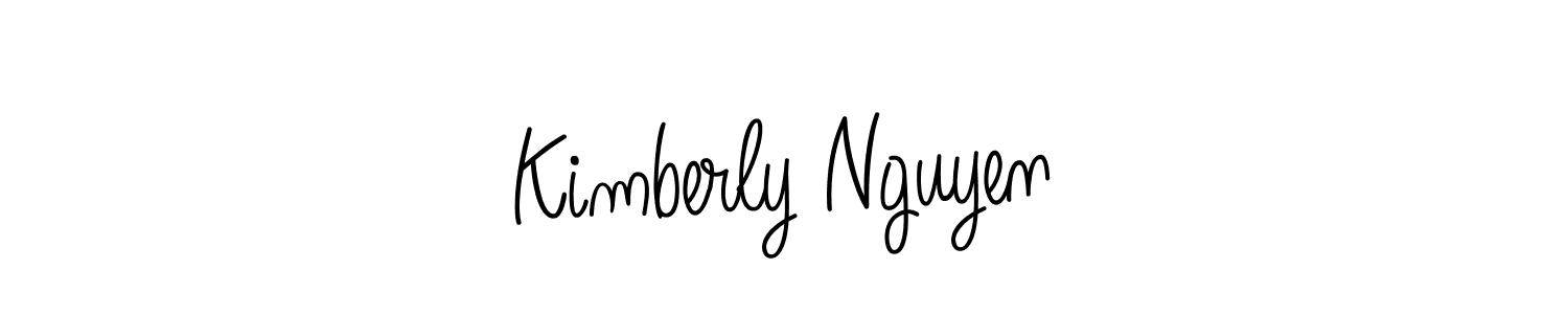 Also we have Kimberly Nguyen name is the best signature style. Create professional handwritten signature collection using Angelique-Rose-font-FFP autograph style. Kimberly Nguyen signature style 5 images and pictures png