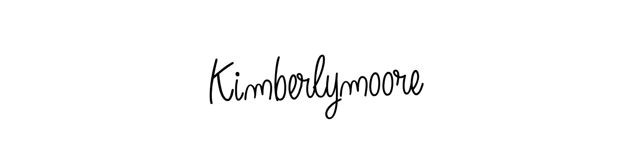 Use a signature maker to create a handwritten signature online. With this signature software, you can design (Angelique-Rose-font-FFP) your own signature for name Kimberlymoore. Kimberlymoore signature style 5 images and pictures png