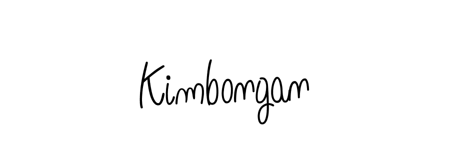 The best way (Angelique-Rose-font-FFP) to make a short signature is to pick only two or three words in your name. The name Kimbongan include a total of six letters. For converting this name. Kimbongan signature style 5 images and pictures png