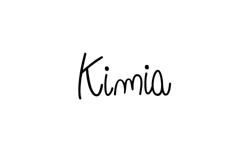 How to Draw Kimia signature style? Angelique-Rose-font-FFP is a latest design signature styles for name Kimia. Kimia signature style 5 images and pictures png