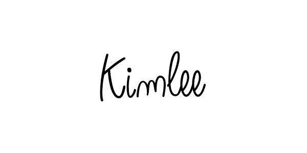 Use a signature maker to create a handwritten signature online. With this signature software, you can design (Angelique-Rose-font-FFP) your own signature for name Kimlee. Kimlee signature style 5 images and pictures png