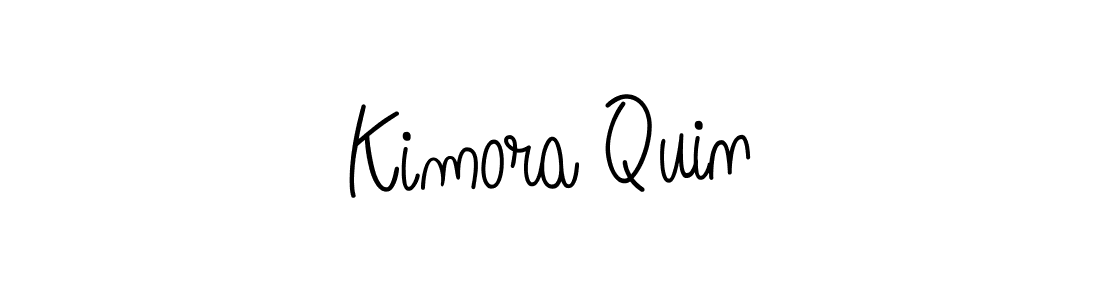 Design your own signature with our free online signature maker. With this signature software, you can create a handwritten (Angelique-Rose-font-FFP) signature for name Kimora Quin. Kimora Quin signature style 5 images and pictures png