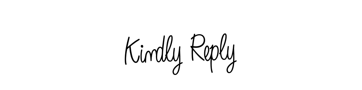 It looks lik you need a new signature style for name Kindly Reply. Design unique handwritten (Angelique-Rose-font-FFP) signature with our free signature maker in just a few clicks. Kindly Reply signature style 5 images and pictures png
