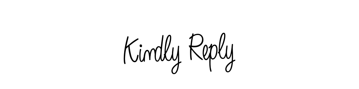 It looks lik you need a new signature style for name Kindly Reply. Design unique handwritten (Angelique-Rose-font-FFP) signature with our free signature maker in just a few clicks. Kindly Reply signature style 5 images and pictures png