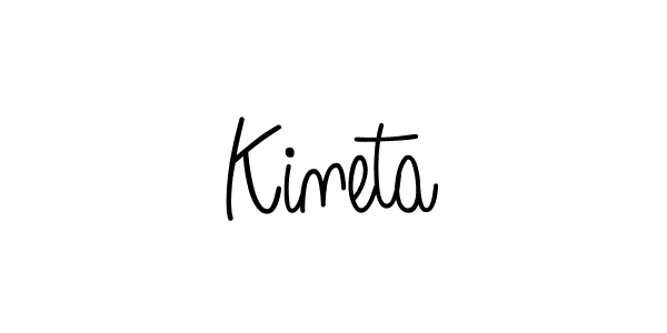 Also we have Kineta name is the best signature style. Create professional handwritten signature collection using Angelique-Rose-font-FFP autograph style. Kineta signature style 5 images and pictures png