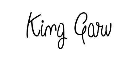 Build your personal autograph collection for name King Garv with Angelique-Rose-font-FFP design. Browse, select, and save your favorites. King Garv signature style 5 images and pictures png