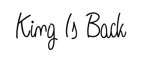 Once you've used our free online signature maker to create your best signature Angelique-Rose-font-FFP style, it's time to enjoy signing your documents with King Is Back name. King Is Back signature style 5 images and pictures png