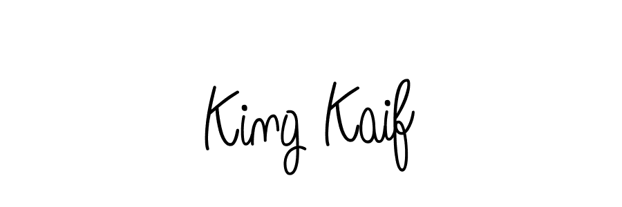 How to make King Kaif name signature. Use Angelique-Rose-font-FFP style for creating short signs online. This is the latest handwritten sign. King Kaif signature style 5 images and pictures png