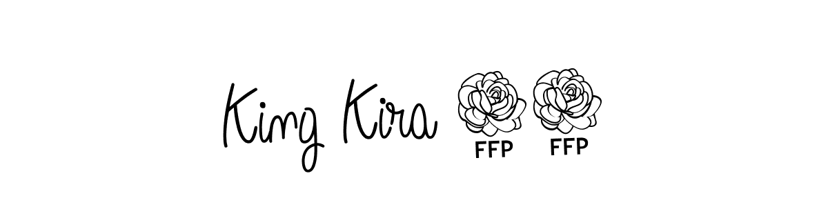 Create a beautiful signature design for name King Kira 26. With this signature (Angelique-Rose-font-FFP) fonts, you can make a handwritten signature for free. King Kira 26 signature style 5 images and pictures png