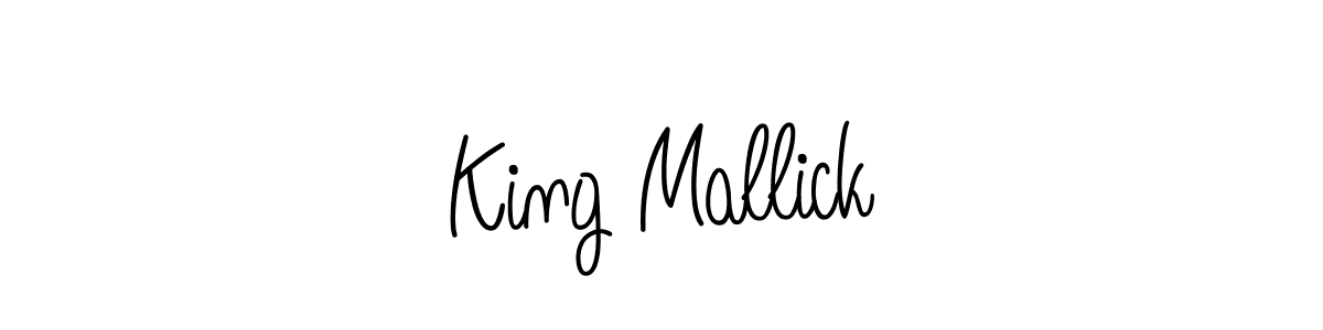 Also You can easily find your signature by using the search form. We will create King Mallick name handwritten signature images for you free of cost using Angelique-Rose-font-FFP sign style. King Mallick signature style 5 images and pictures png
