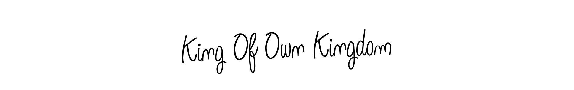 Create a beautiful signature design for name King Of Own Kingdom. With this signature (Angelique-Rose-font-FFP) fonts, you can make a handwritten signature for free. King Of Own Kingdom signature style 5 images and pictures png