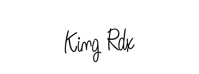 How to Draw King Rdx signature style? Angelique-Rose-font-FFP is a latest design signature styles for name King Rdx. King Rdx signature style 5 images and pictures png