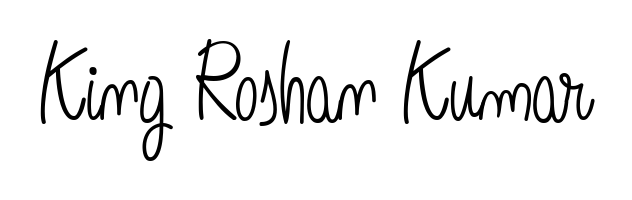 Best and Professional Signature Style for King Roshan Kumar. Angelique-Rose-font-FFP Best Signature Style Collection. King Roshan Kumar signature style 5 images and pictures png