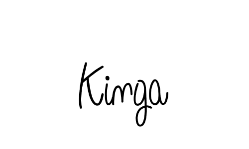 How to Draw Kinga signature style? Angelique-Rose-font-FFP is a latest design signature styles for name Kinga. Kinga signature style 5 images and pictures png