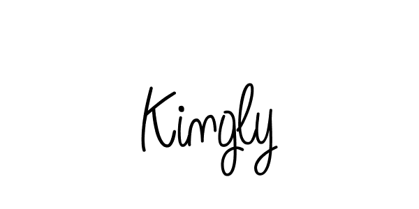 How to Draw Kingly signature style? Angelique-Rose-font-FFP is a latest design signature styles for name Kingly. Kingly signature style 5 images and pictures png