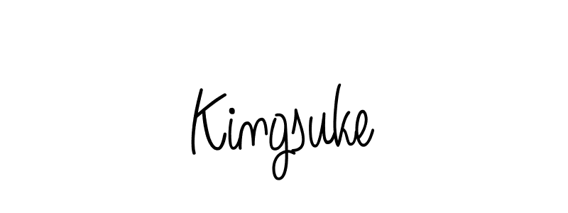 if you are searching for the best signature style for your name Kingsuke. so please give up your signature search. here we have designed multiple signature styles  using Angelique-Rose-font-FFP. Kingsuke signature style 5 images and pictures png