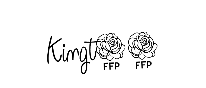 How to Draw Kingt69 signature style? Angelique-Rose-font-FFP is a latest design signature styles for name Kingt69. Kingt69 signature style 5 images and pictures png