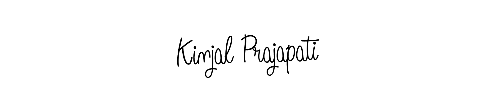Also You can easily find your signature by using the search form. We will create Kinjal Prajapati name handwritten signature images for you free of cost using Angelique-Rose-font-FFP sign style. Kinjal Prajapati signature style 5 images and pictures png