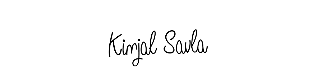 Make a short Kinjal Savla signature style. Manage your documents anywhere anytime using Angelique-Rose-font-FFP. Create and add eSignatures, submit forms, share and send files easily. Kinjal Savla signature style 5 images and pictures png