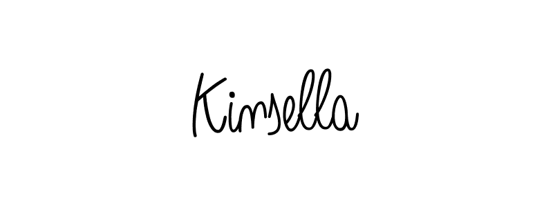 You should practise on your own different ways (Angelique-Rose-font-FFP) to write your name (Kinsella) in signature. don't let someone else do it for you. Kinsella signature style 5 images and pictures png