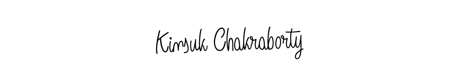 You should practise on your own different ways (Angelique-Rose-font-FFP) to write your name (Kinsuk Chakraborty) in signature. don't let someone else do it for you. Kinsuk Chakraborty signature style 5 images and pictures png