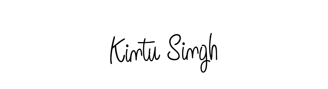 Make a beautiful signature design for name Kintu Singh. With this signature (Angelique-Rose-font-FFP) style, you can create a handwritten signature for free. Kintu Singh signature style 5 images and pictures png