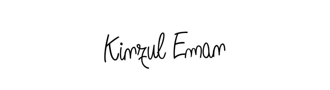 Also You can easily find your signature by using the search form. We will create Kinzul Eman name handwritten signature images for you free of cost using Angelique-Rose-font-FFP sign style. Kinzul Eman signature style 5 images and pictures png