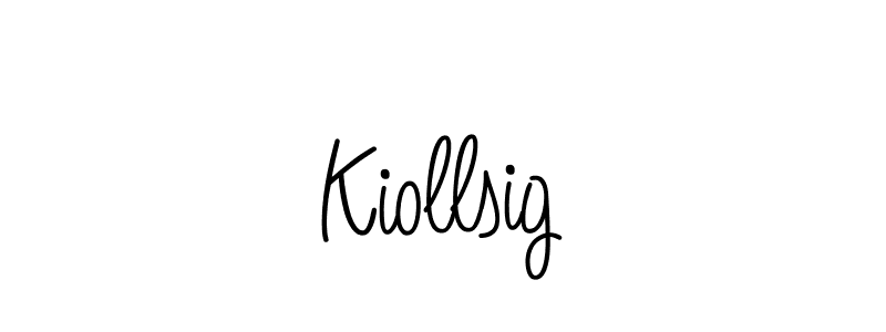 Similarly Angelique-Rose-font-FFP is the best handwritten signature design. Signature creator online .You can use it as an online autograph creator for name Kiollsig. Kiollsig signature style 5 images and pictures png