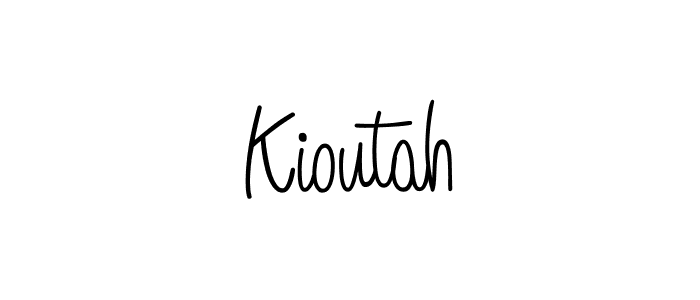 How to Draw Kioutah signature style? Angelique-Rose-font-FFP is a latest design signature styles for name Kioutah. Kioutah signature style 5 images and pictures png