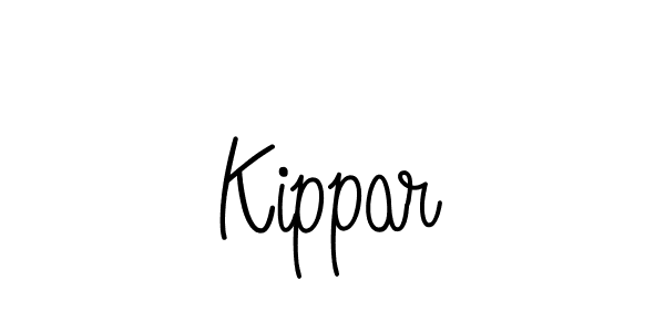 Kippar stylish signature style. Best Handwritten Sign (Angelique-Rose-font-FFP) for my name. Handwritten Signature Collection Ideas for my name Kippar. Kippar signature style 5 images and pictures png