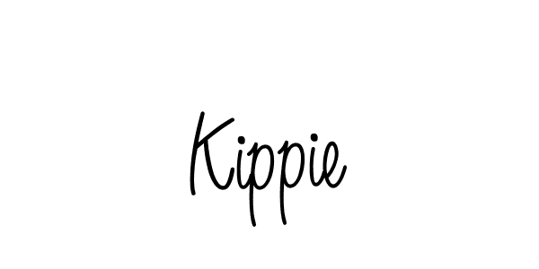 How to Draw Kippie signature style? Angelique-Rose-font-FFP is a latest design signature styles for name Kippie. Kippie signature style 5 images and pictures png