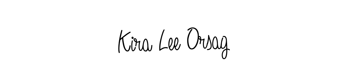 Make a beautiful signature design for name Kira Lee Orsag. Use this online signature maker to create a handwritten signature for free. Kira Lee Orsag signature style 5 images and pictures png