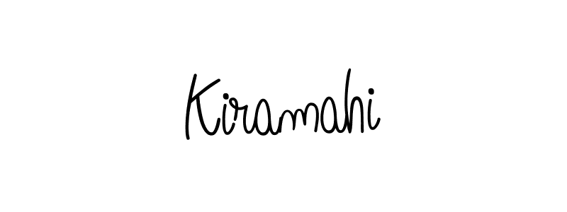 Design your own signature with our free online signature maker. With this signature software, you can create a handwritten (Angelique-Rose-font-FFP) signature for name Kiramahi. Kiramahi signature style 5 images and pictures png