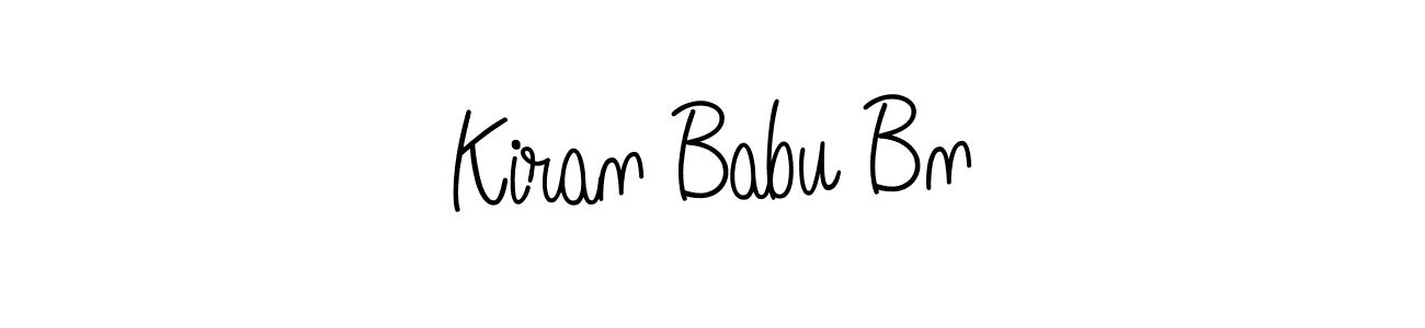 You can use this online signature creator to create a handwritten signature for the name Kiran Babu Bn. This is the best online autograph maker. Kiran Babu Bn signature style 5 images and pictures png