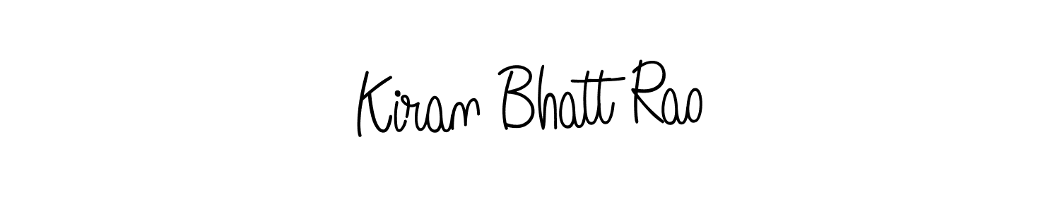 How to make Kiran Bhatt Rao name signature. Use Angelique-Rose-font-FFP style for creating short signs online. This is the latest handwritten sign. Kiran Bhatt Rao signature style 5 images and pictures png