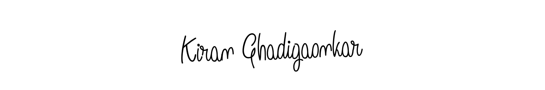 Also we have Kiran Ghadigaonkar name is the best signature style. Create professional handwritten signature collection using Angelique-Rose-font-FFP autograph style. Kiran Ghadigaonkar signature style 5 images and pictures png