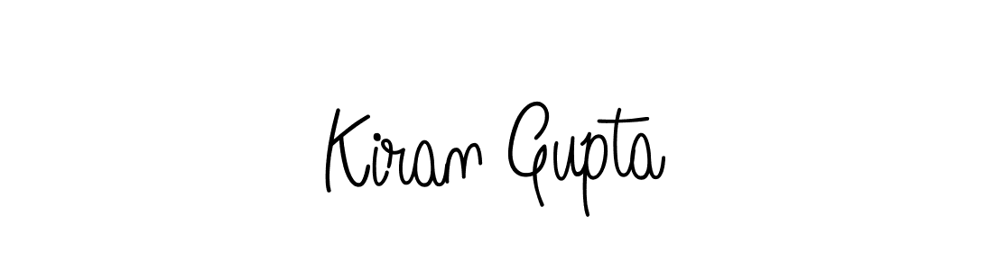 Angelique-Rose-font-FFP is a professional signature style that is perfect for those who want to add a touch of class to their signature. It is also a great choice for those who want to make their signature more unique. Get Kiran Gupta name to fancy signature for free. Kiran Gupta signature style 5 images and pictures png