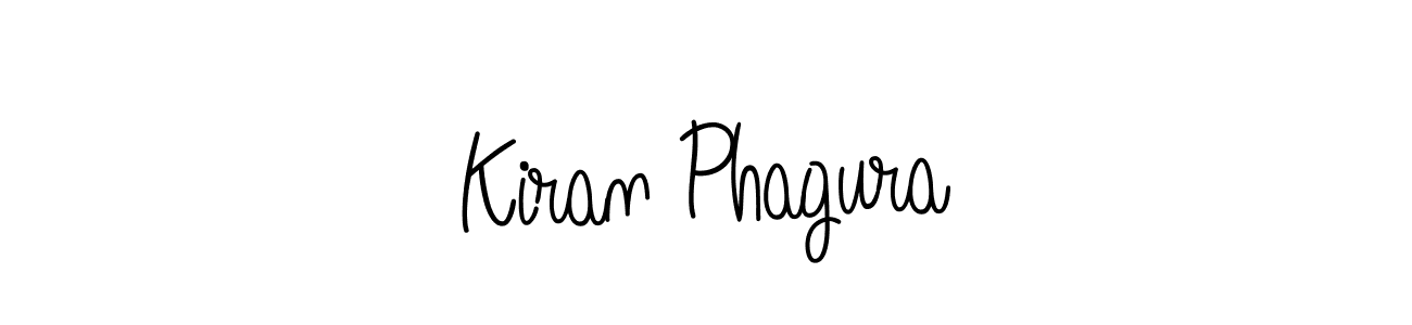 Design your own signature with our free online signature maker. With this signature software, you can create a handwritten (Angelique-Rose-font-FFP) signature for name Kiran Phagura. Kiran Phagura signature style 5 images and pictures png